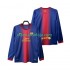 Camisola FC Barcelona 2012 2013 Retro Homem Equipamento Primeiro Manga Comprida